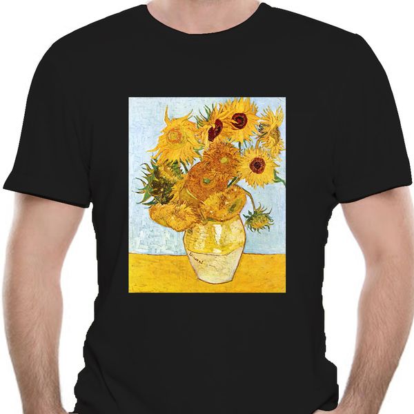 

sunflowers van gogh t shirt sunflowers van gogh sunflowers vangogh flowers famous paintning vintage yellow 8915a