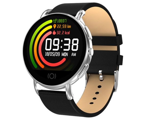 

business bracelet heart-rate blood pressure blood oxygen monitoring circular screen sport watch smart business bracelet 1.22 inch circular c