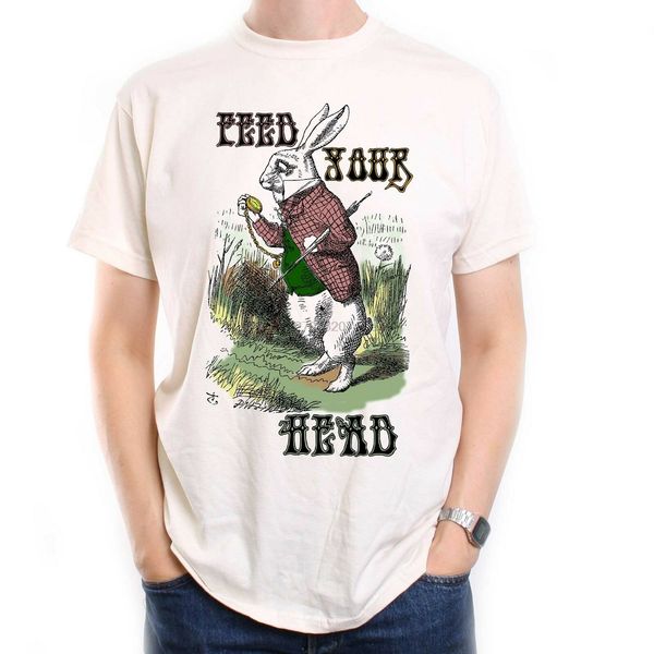 

вдохновленный jefferson airplane t shirt - white rabbit лента your head psychedelic