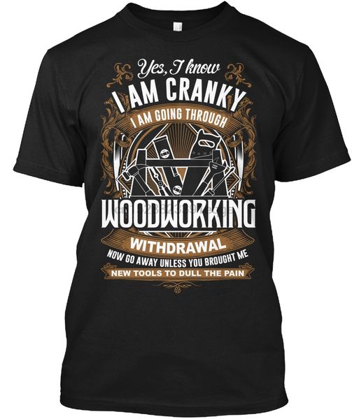 

мужчины футболка woodworker cranky женщины футболка