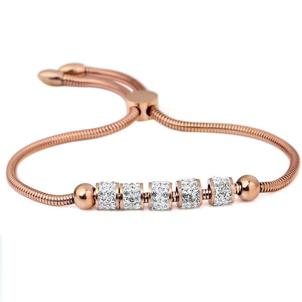 

link, chain party jewelry adjustable bracelet for women personalized gold/silver/rose gold color brilliant cz pulseira, Black