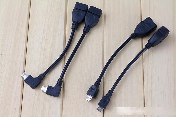 

mini micro usb otg host cable adapter black 10cm for samsung htc android tablet pc a10 via rk sony mp3 mp4 smart phone