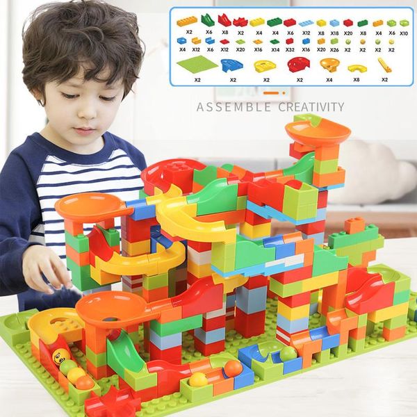 

волшебный мрамор кирпичи игрушки воронка technic slide particle diy race blocks block city building дети small run развивающие друзья qylwac