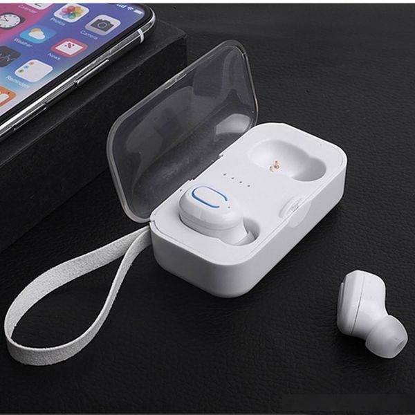 

ti8s bluetooth 5.0 earphones tws wireless earphone in-ear handssports earbuds with mic charging box