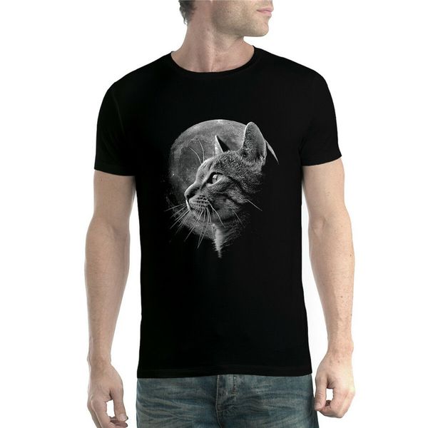 

moon mens t-shirt xs-3xl style round tee shirt new fashion design