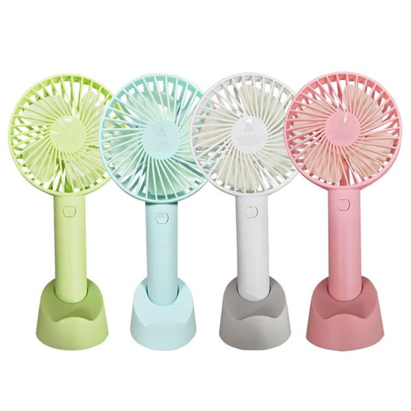 

small handheld fan office desk usb chargeable portable dormitory mini fan logo