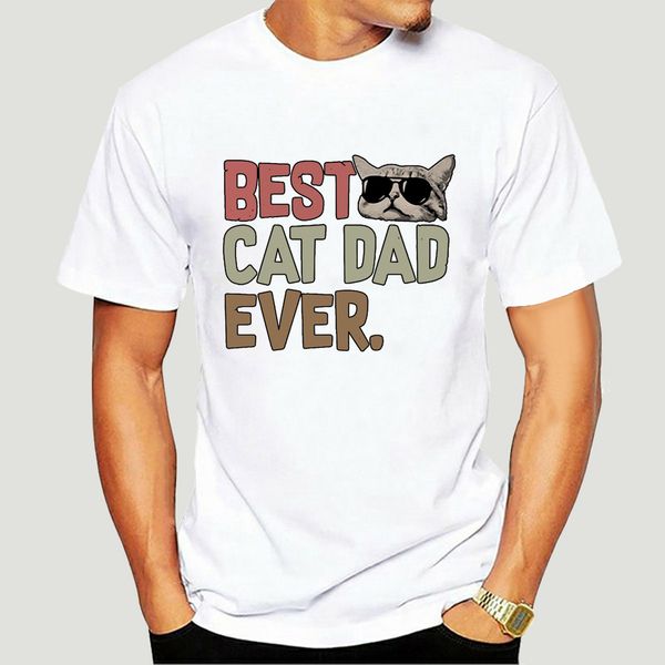 

cool black glasses cat cat dad ever men t shirt-1018a