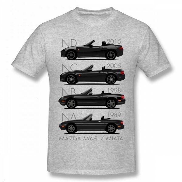

hkfz mx5 evolution black car майка мужской досуг streetwear мужской лето 100% хлопок camiseta