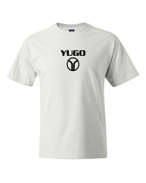 

yugo t-shirt retro 80's car automobile shirts yugoslavia tee 2019 summer street style men printing on t shirts