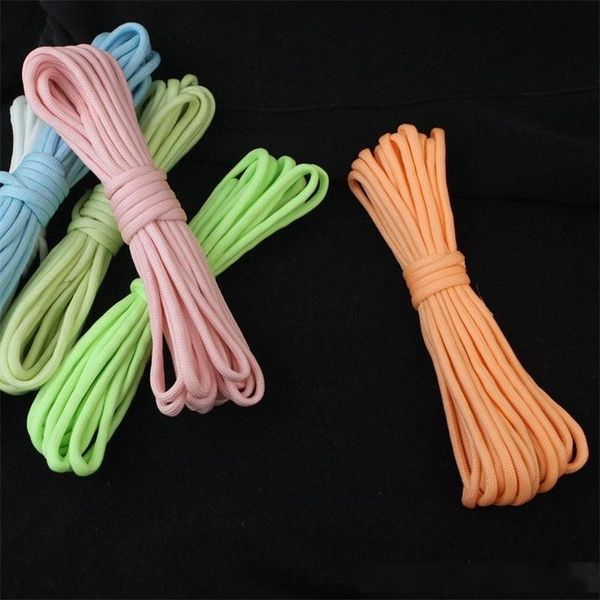 

paracord luminous umbrella rope 4mm outdoor camping tent bundled warning luminous rope