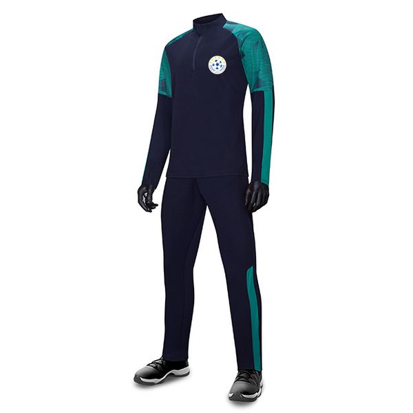 

ff kosovo fc men's football tracksuit xxl soccer fans version long sleeve training suit jacket soccer fans jersey, Gray