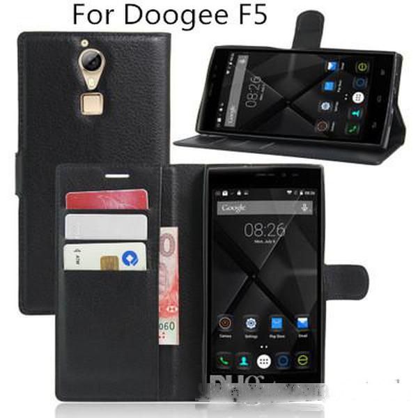 

doogee f5 leather wallet tpu defender cases luxury phone cover phone accessories