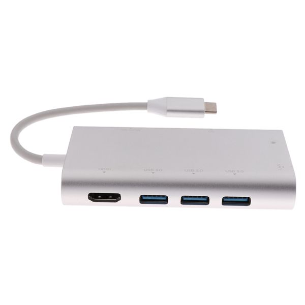 

usb-концентратор c multiport type c к hdmi адаптер с gigabit ethernet порт rj45