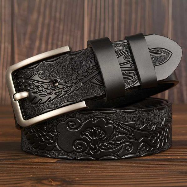 

new fashion men belt for men cowskin genuine leather personality belt buckle quality male brown strap vintage jeans, Black;brown