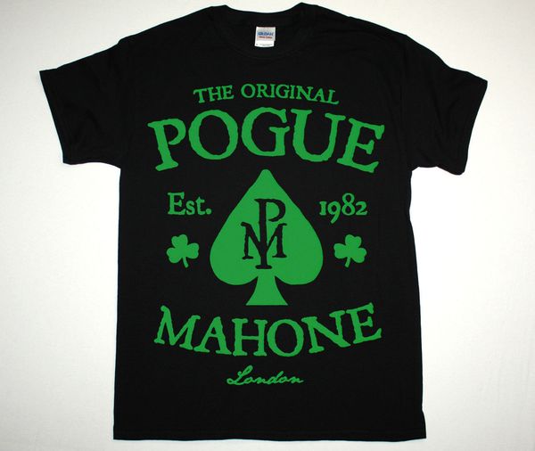 

the pogues pogue mahone irish punk folk rock shane mcgowan new black t-shirt cotton low price tee for teen boys t shirt