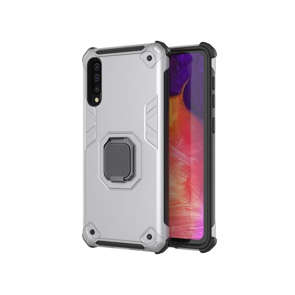 

ring holder kickstand armor hybrid pc+tpu case cover for samsung galaxy a10 a20 a30 a50 a70 m10 m30 j4 j6 plus a6 a6 plus 50pcs/lot