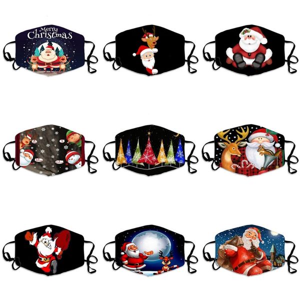 

printing dust proofface mask earloop outdoor wear masks fits all#287, Black