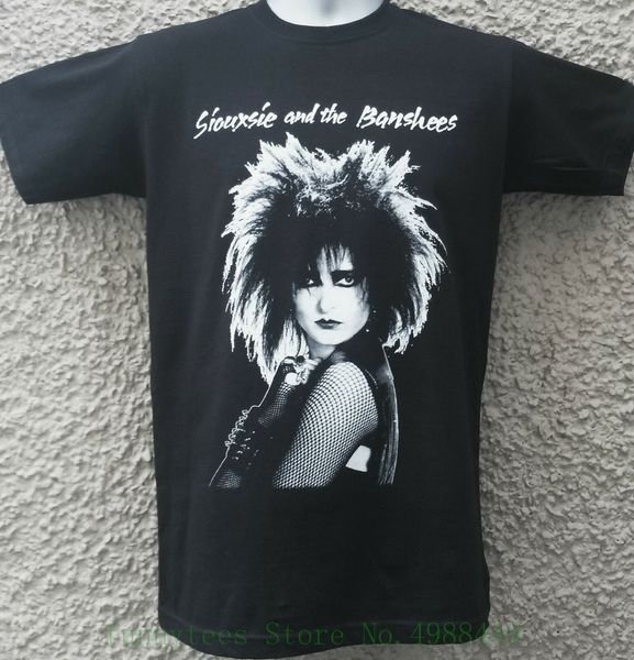 

siouxsie & the banshees t shirt sioux joy division bauhaus gothic punk cure white o neck cotton t-shirt