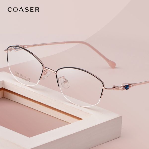 

2020 моды очки кадр женщины алмазный дизайн vintage очки суперлегкость optical очки костюм близорукость очки, Black