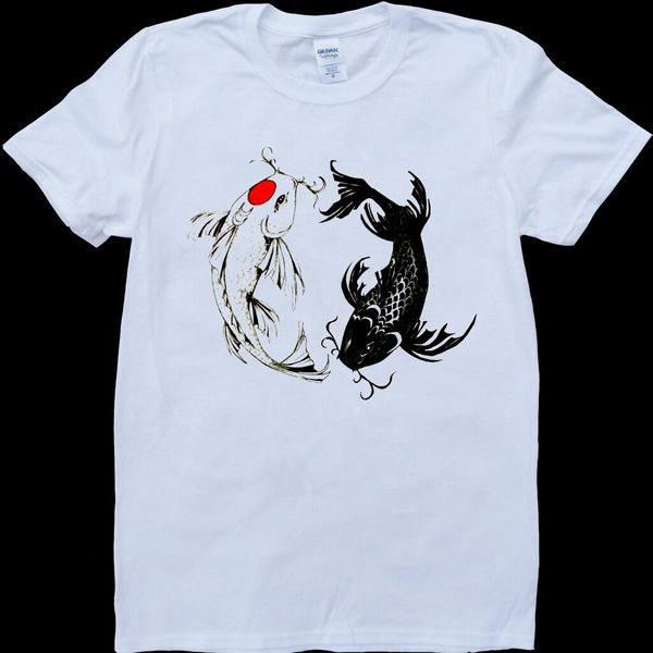 

koi carp japan white, custom made t-shirt