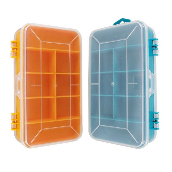 

adjustable 13 grids compartment plastic storage box jewelry earring bead screw holder case display organizer container