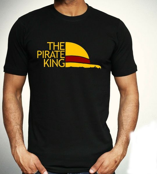 

one piece футболка the pirate king смешная пародия луффи зоро anime top mens s - xxl прохладный подарков личность футболочку