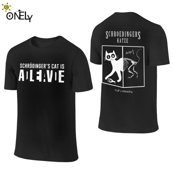 

графический schrodingers cat theory тенниска унисекс досуг organic cotton двусторонний футболка круглым вырезом