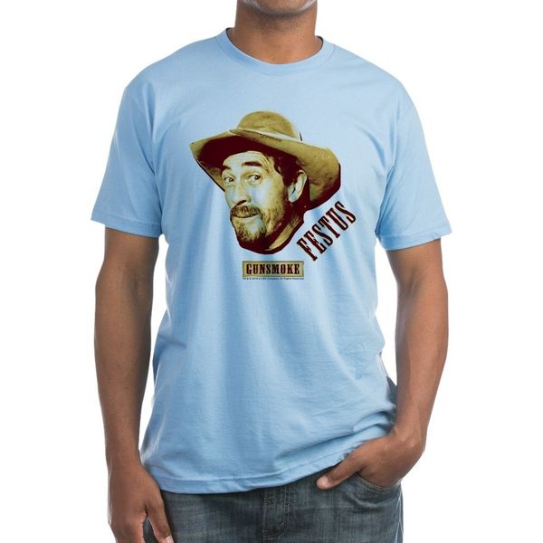 

cafepress - gunsmoke festus - fitted t-shirt vintage fit soft cotton tee