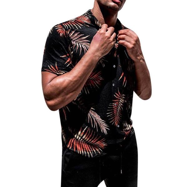 

T-shirt Men T-shirt Baggy Beach Print T-shirts Short Sleeve 2020 Men Short Sleeve