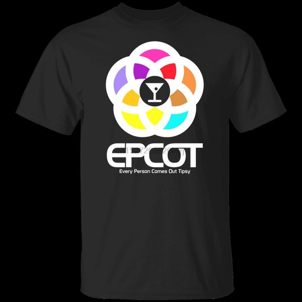

mens каждый человек приходит out типсы epcot black t shirt m xxxl