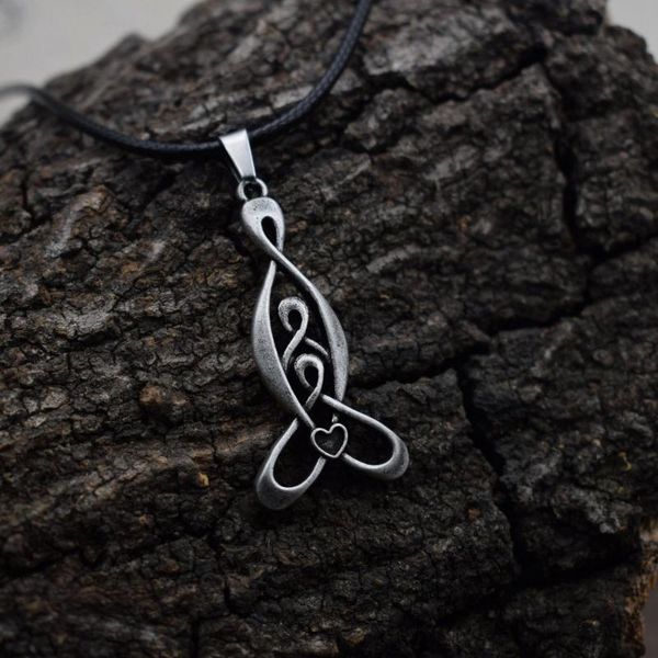 

sanlan 12pcs mother and child knot necklace, Silver