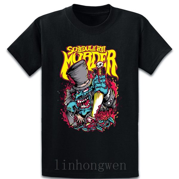 

murder t shirt anti-wrinkle casual cotton summer slim novelty customized over size s-5xl shirt