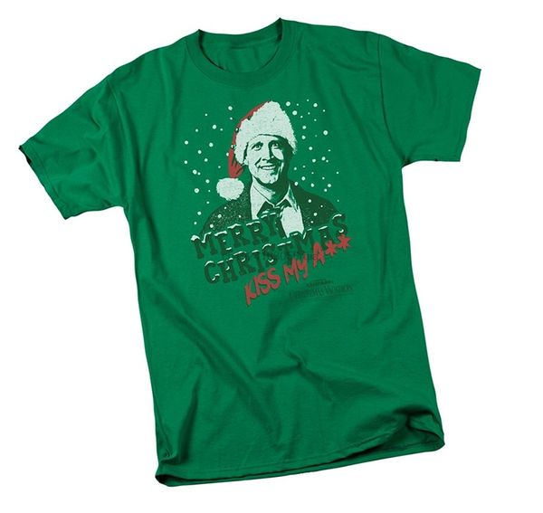 

merry christmas - kiss my a - рождественские каникулы для взрослых t-shirt