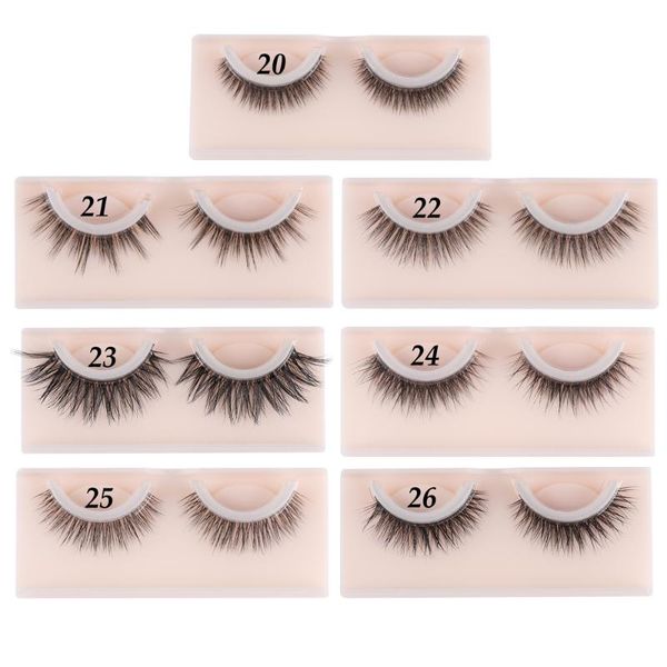 

5d faux mink false eyelashes extension self-adhesive natural curly eyelashes self adhesive eye lashes makeup tools reusable