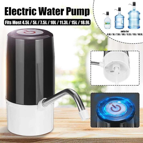

wireless automatic electric water pump button dispenser usb charging gallon bottle drinking switch for water pumping device