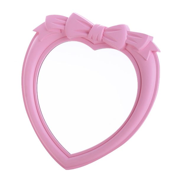 

bow heart deskhd makeup mirror/hanging mirror, living room room decoration mirror
