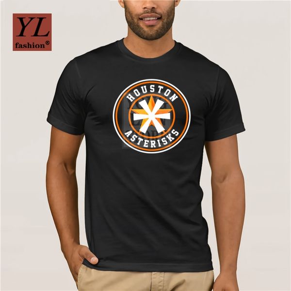 

new trendy fashion printed men's t-shirt 100% cotton houston asterisks funny shirt h town cheaters t shirt