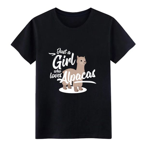 

cute llama alpaca animal cool lama fun girl gift mens 50/50 t shirt create cotton euro size s-3xl outfit loose authentic shirt