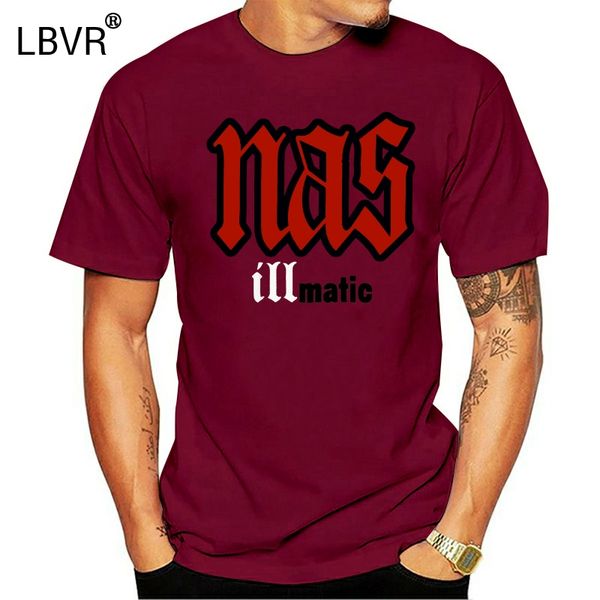 

nas illmatic promo t shirt - classic hip - hop classic cotton loose short sleeve