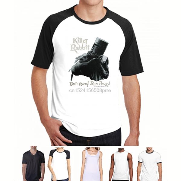 

nwot 2005 monty python killer rabbit run away black t-shirt medium