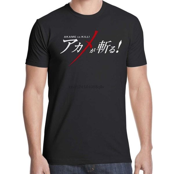 

akame ga kill logo anime manga t shirt mens round neck fashion clothing short sleeves t shirt