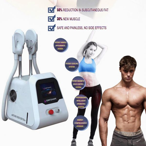 

professional popular upgrade model technology emslim em slim muscle trainer beauty ultra body contour lifting effect of buttocks equipment, Black;white