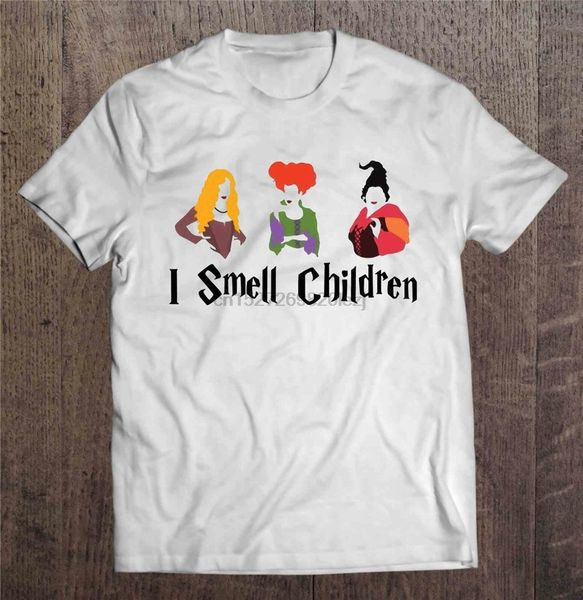 

i smell children hocus pocus halloween white version1 men t-shirt s-3xl custom printed tee shirt