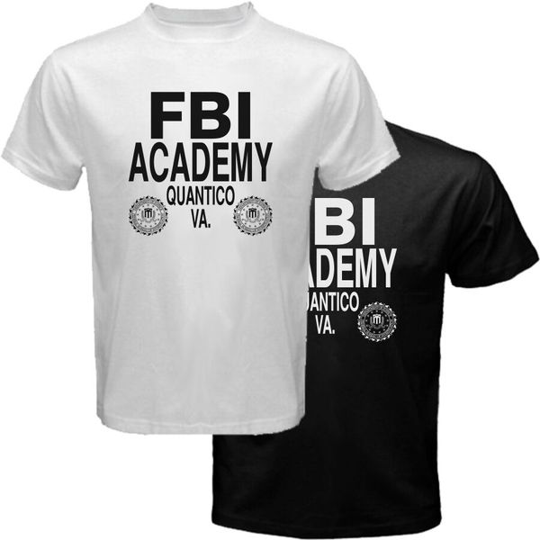 

fbi academy quantico va logo criminal minds tv quantico tv t-shirt homme 2019 new hip-hop cotton leisure streetwear tees