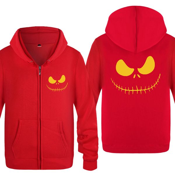 

nightmare before christmas gift sweatshirts men 2018 mens zipper hooded fleece hoodies cardigans