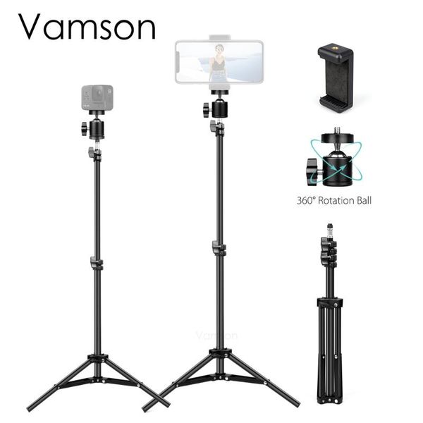 

tripods vamson selfie tripod po video live recording streaming with for phone & cameras vls02b