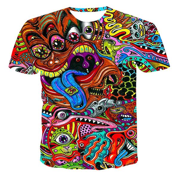

new abstract woman anime print street wear 3d print shirts hentai aesthetic harajuku men clothing