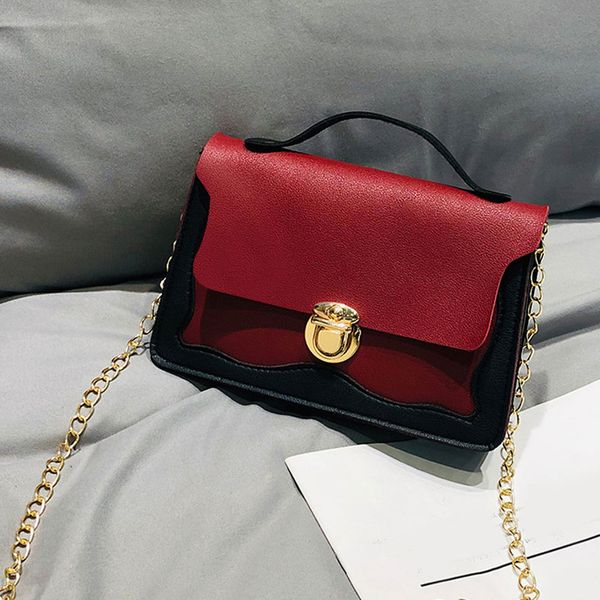 

fashion new shoulder bag women 2020 mini chain lock handbag female small leather messenger bag travel crossbody pack lady girl