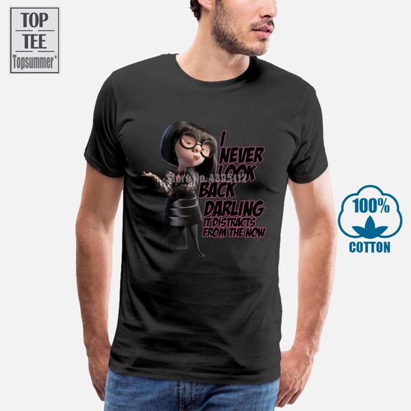 

100% cotton o neck custom printed tshirt men t shirt incredibles edna mode incedibles 2 women t shirt