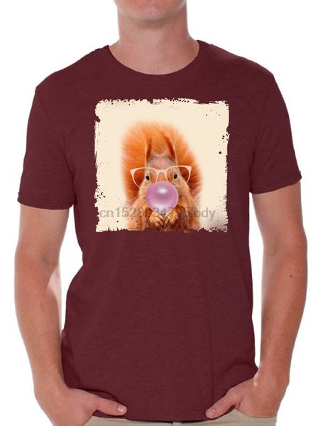 

squirrel shirt pink mood gum t-shirt for men funny gifts squirrel t shirt